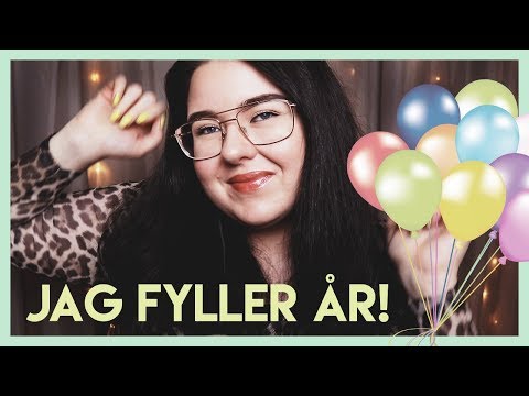ASMR Jag väljer triggers för JAG FYLLER ÅR IDAG!!