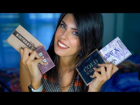 ASMR 🎨 PALETTE imperdibili della mia COLLEZIONE • Whispering Show and Tell
