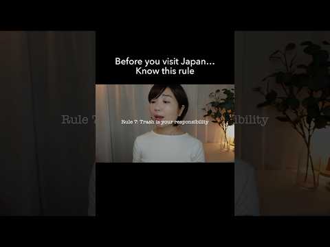 Japan’s Unspoken Rule ⑦: Carry Your Trash (ASMR)