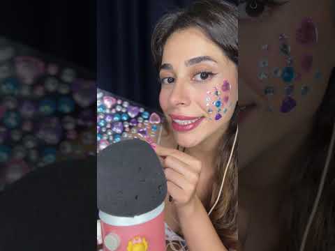 💖 YÜZÜNE STICKER YAPIŞTIRALIM 💖 #asmr #relax #asmrshorts