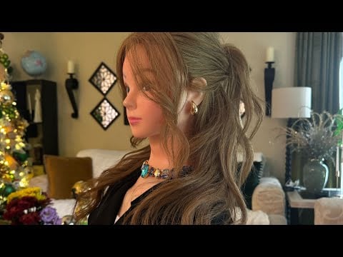 ASMR | Hair Styling | Hairstyle | Perfectionist | Hair Fixing | Finishing Touches With Whispering 😆