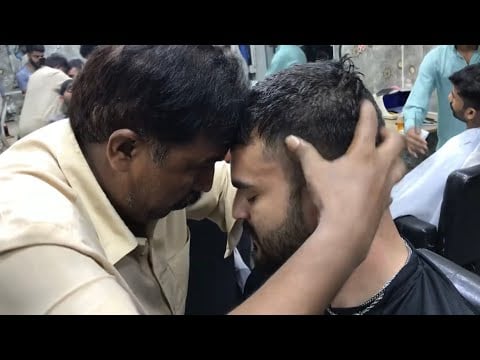 ASMR Pakistani Head, Neck & Ear Cracking Best Massage by the boss barber 💈 💆🏻‍♂️