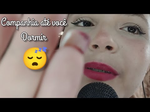 ASMR - CONVERSANDO ATÉ VOCÊ DORMIR 😴 (voz suave) - desabafos e aleatórios +som de chuva