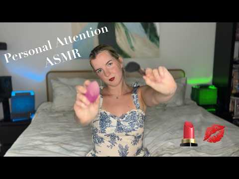 ASMR doing my makeup *soft spoken ramble*