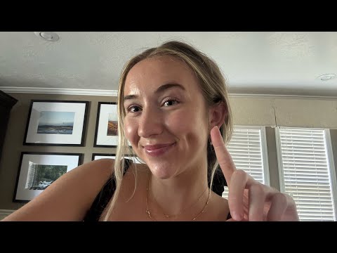 ASMR follow my instructions for sleep 😴 (hand movements, positive affirmations)
