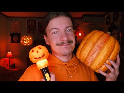 [ASMR] Orange ASMR Triggers For Halloween | Visual ASMR Triggers