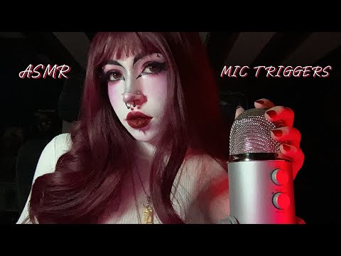 Mic Triggers ASMR | Mic Scratching, Tapping, Gripping, Whispering 