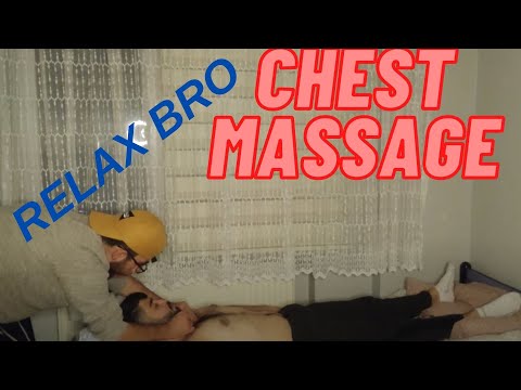 ASMR CHEST MASSAGE AMAZING MASSAGE RELAXING MASSAGE SLEEP MASSAGE #chest #breast #relax #asmr