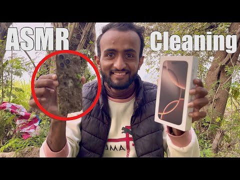 ASMR IPhone 16 Pro Max Cleaning 🧼