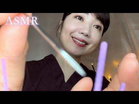 【ASMR】眠らせるのが得意な鍼灸師【睡眠導入】（お腹〜頭まで・鍼・お灸・リラックス）