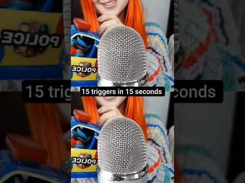 ASMR 15 TRIGGER in 15 SEC #asmr #shorts #shortvideo