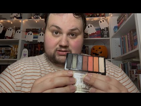 asmr best friend does your halloween makeup