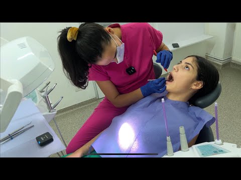 ASMR Real Person Dental Exam (Teeth Checkup, Cleaning, Fluoride Treatment, Polishing & Flossing)