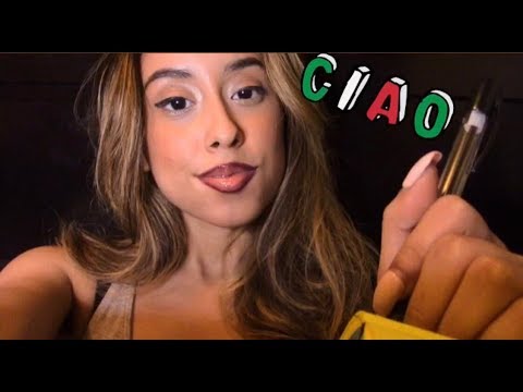 I SPEAK ITALIAN FOR THE 1ST TIME  🇮🇹 or Try to ! ASMR