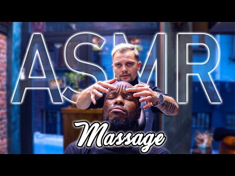 FIRST FEEL IT THEN HEAL IT • ASMR MASSAGE THERAPY IN BARBER SHOP