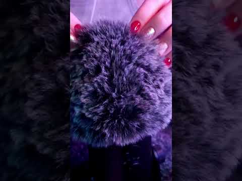 ASMR Fluffy mic 🎤 💕 #asmr #asmrvideo #fluffy #relax