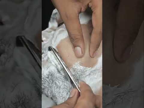 Satisfying Shaving ASMR | Beard Shaving With Straight Razor #shorts