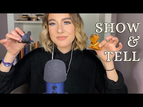 ASMR | little show & tell, over explaining, tapping, whispering, etc. etc.