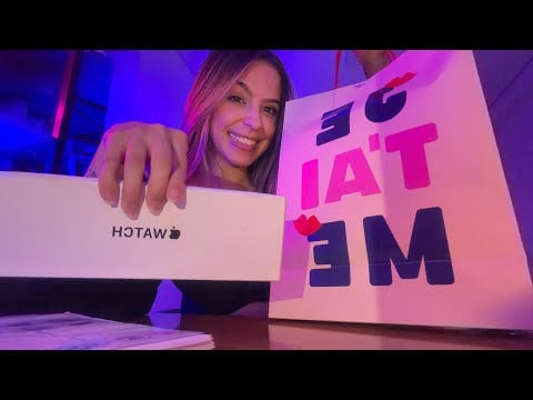 ASMR EMBALANDO PRESENTES DE NATAL DA MINHA FAMILIA 🎄🧑🏻‍🎄❤️