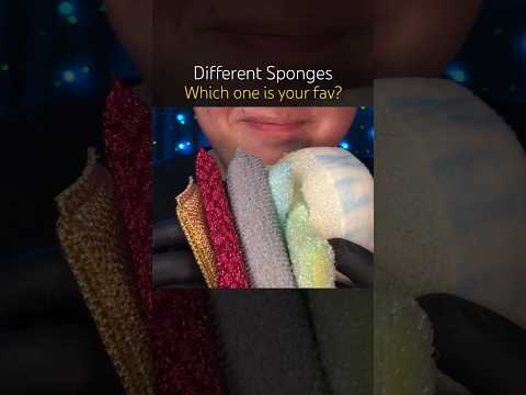 Different Sponges! 🧽 #asmr