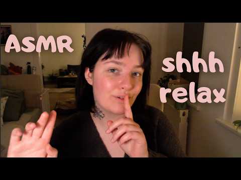 ASMR Shhh & Relax | Shushing, Trigger Words for sleep, relaxation, study