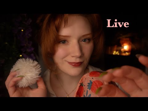 ASMR Jellyfish with light gloves🪼Honey dipper&spoon🍯Eye cleaning,Coconut rain🥥Mouth sounds😴