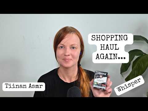 ASMR Shopping Haul & Gentle Sounds - Whispering