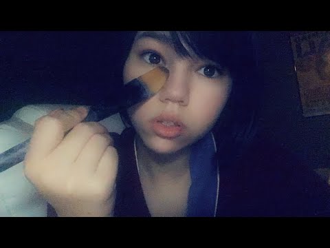 3D ASMR Alien Makeup with Paintbrush Sounds