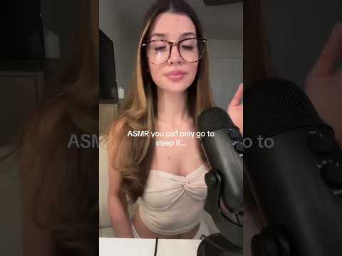 You can only sleep if… #asmr #tingles #asmrsleep #asmrgirl