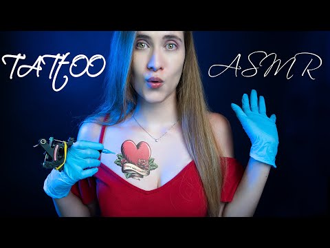 Asmr TIENDA DE TATUAJE | Tattoo shop | Roleplay HACIENDO un TATUAJE | ASMR Español | Asmr with Sasha