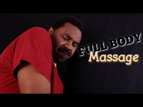 ASMR Full Body Massage with Pressure | Upper Body, Shoulders, Abdomen & Legs | Roleplay