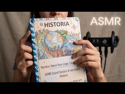 ASMR FORRANDO LIBRETAS CON LA IA