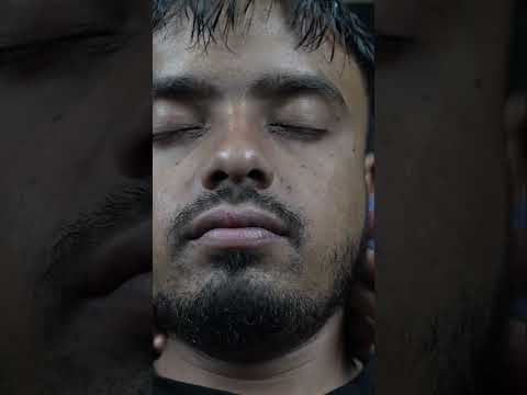 ASMR Head Massage By Indian Lady Barber #shorts