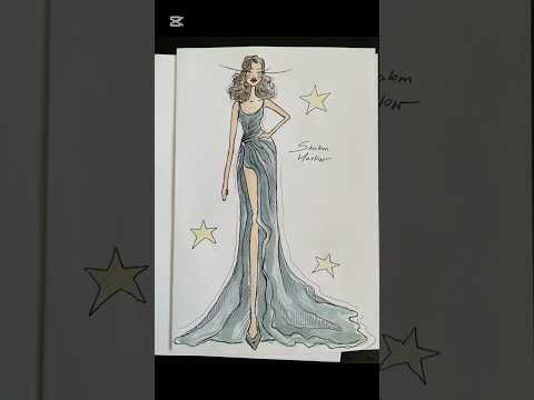 #art #sketch #fashion #model