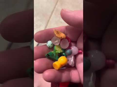 Scooping beads in a cup ASMR