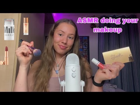 ASMR doing your makeup