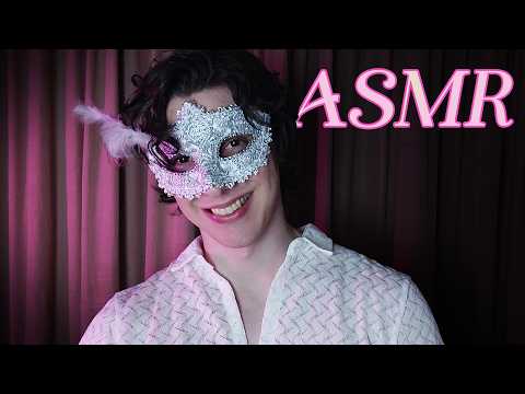 ASMR flirting with you at a royal masked ball