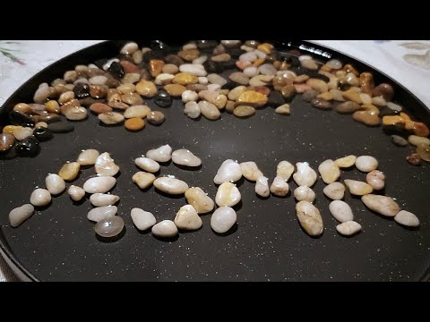 ASMR Wet Pebbles (Sloshing, Tapping, Pebble Tray, Lofi Water Sounds)