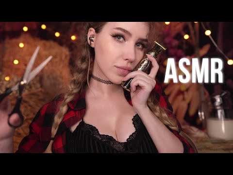 АСМР Расслабляющая Стрижка и Бритье в Грозу 🤤 ASMR Haircut in a Thunderstorm
