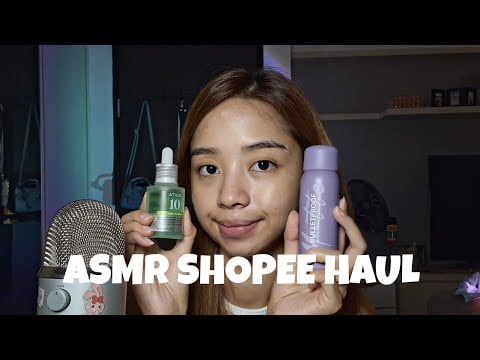 ASMR shopee haul
