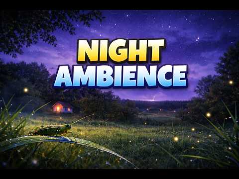 Night Crickets & White Noise for Deep Sleep