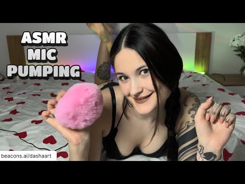 ASMR | Fast & Aggressive Mic Pumping & Spit Painting You by Dasha Bunny