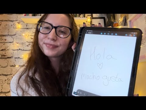 ASMR - Teaching You Spanish 🇪🇸 (Teacher RP)