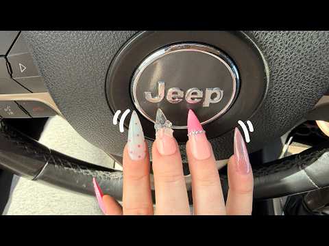 fast scratching & tapping on & in my jeep for sleep: whispered asmr