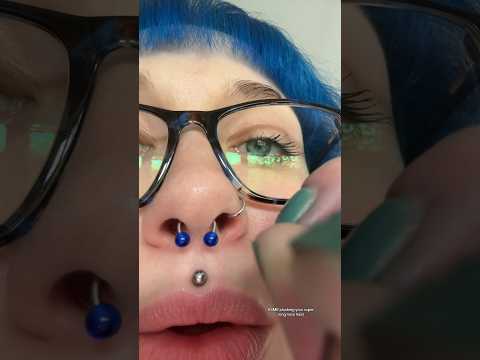ASMR plucking your nose hairs🥸full on✅⏰ #asmr #shorts
