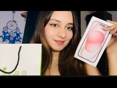 (ASMR) Birthday 🎁 Gifts unboxing 🎀soft spoken and satisfying sounds🎀