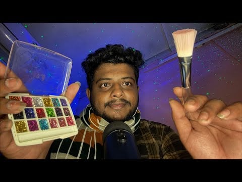 ASMR Indian Makeup Application 💄