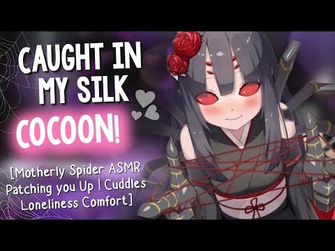 Motherly Arachne Catches YOU in her Web 🩷 [Cocooning you in her Silk | Doting ASMR | Lonely Comfort]