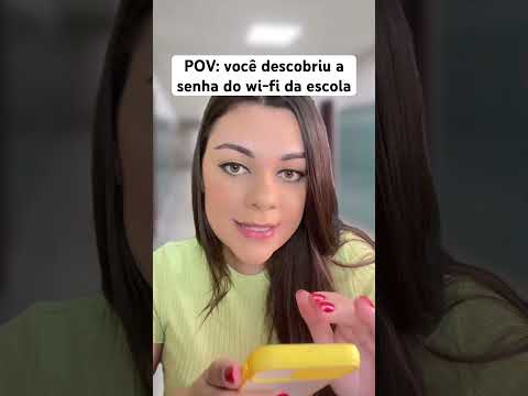 POV: você descobriu a senha do wi-fi da escola #humor #shorts