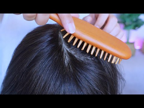 Super Tingle Hair Play with Wooden Comb No Talking
